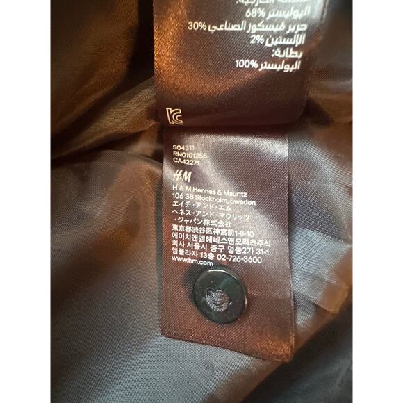 New Black Work Skirt A-Line Classic Side Zip Size 12 w/ Pockets - Picture 5 of 5